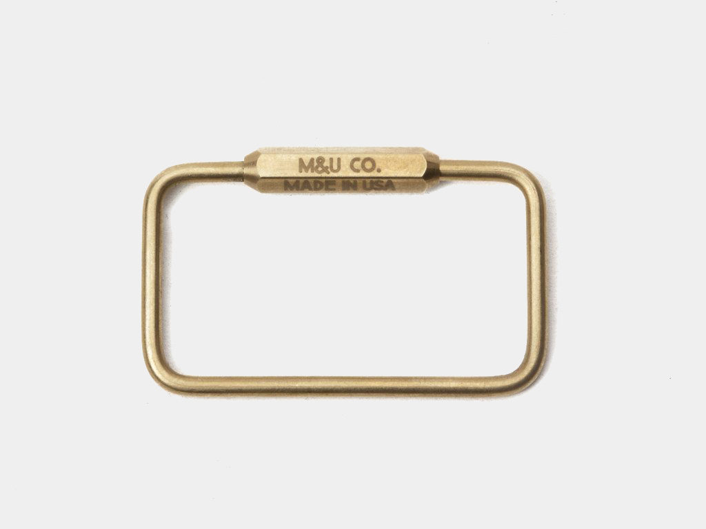 M&U Co. Rectangle Keyring